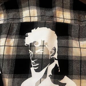 PRINCE UPCYCLED Old Navy Flannel Boyfriend Shirt